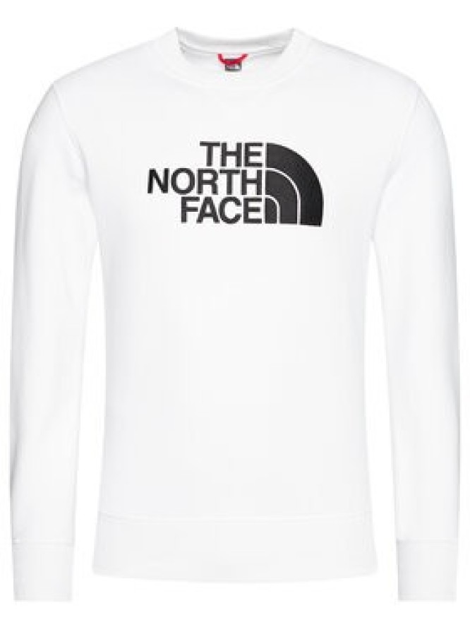 The North Face Bluza Drew Peak Crew NF0A4SVR Biały Regular Fit