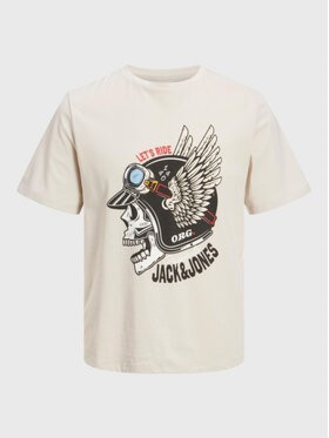 Jack&Jones T-Shirt Roxbury 12227779 Beżowy Regular Fit