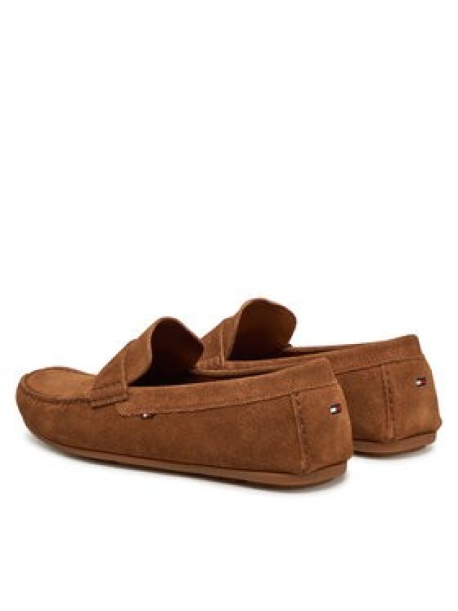 Tommy Hilfiger Mokasyny Casual Hilfiger Suede Driver FM0FM04998 Brązowy