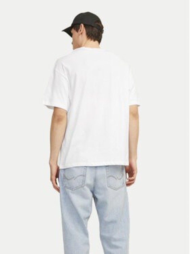 Jack&Jones Komplet 2 t-shirtów Bradley 12264845 Biały Wide Fit