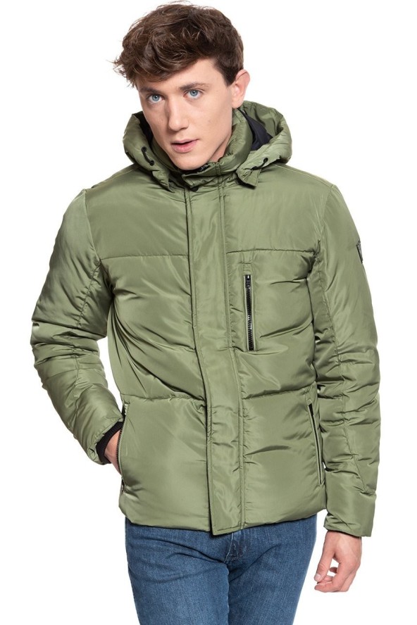 WRANGLER PROTECTOR JACKET MĘSKA KURTKA ZIMOWA CLOVER GREEN W4A2W3G05