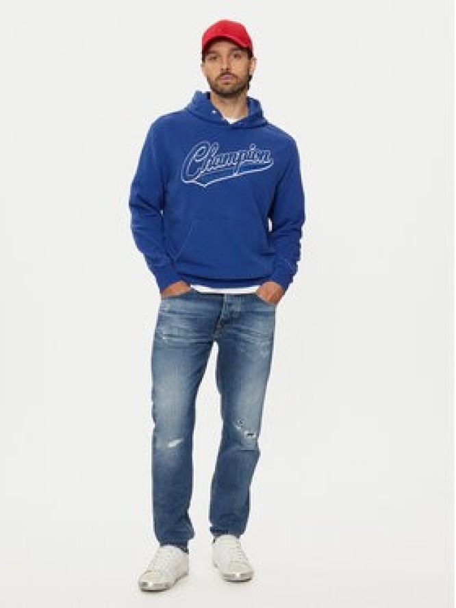 Champion Bluza 218523 Niebieski Regular Fit