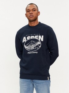 Jack&Jones Bluza Aspen 12216136 Granatowy Oversize