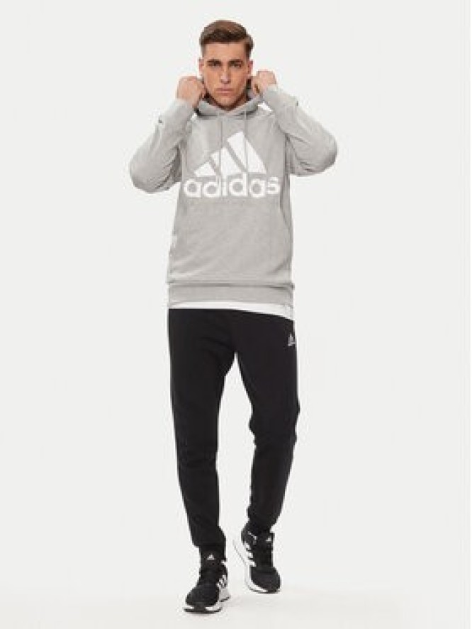 adidas Bluza Essentials French Terry Big Logo IC9364 Szary Regular Fit