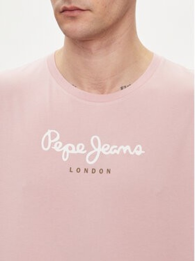 Pepe Jeans T-Shirt Eggo N PM508208 Różowy Regular Fit