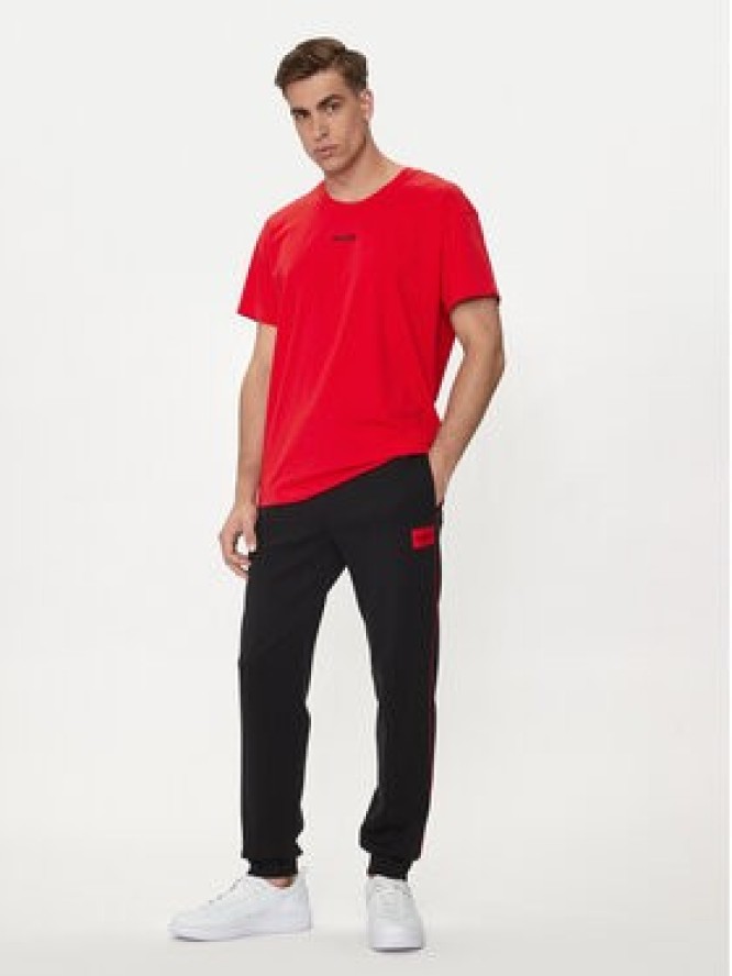 Hugo T-Shirt Linked 50518646 Czerwony Relaxed Fit