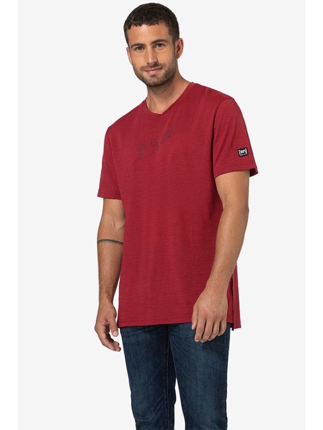super.natural Koszulka "Hiking" w kolorze czerwonym rozmiar: S