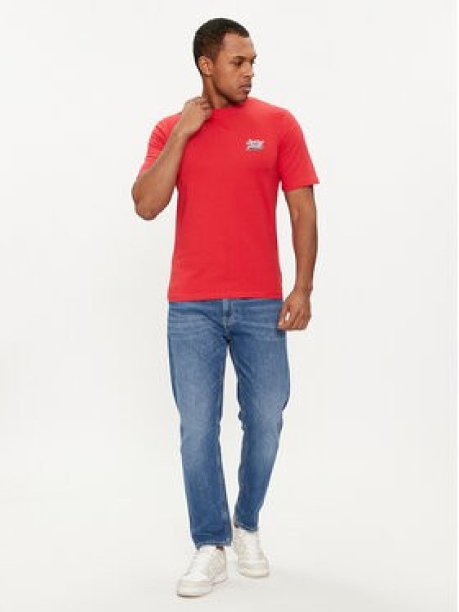 Jack&Jones T-Shirt Trevor 12227773 Czerwony Standard Fit