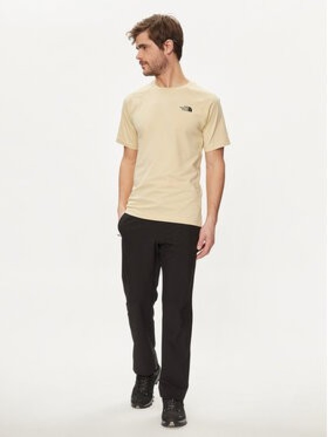 The North Face T-Shirt NF0A87NU Beżowy Regular Fit