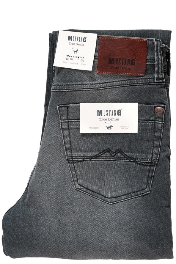 SPODNIE MĘSKIE MUSTANG Washington Denim Black 1009084 4000 783