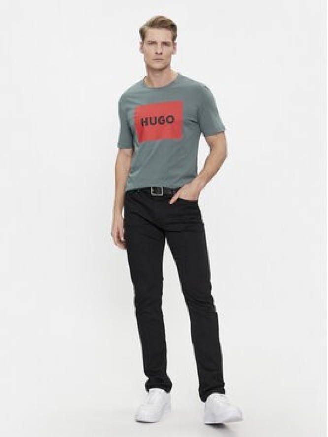 Hugo T-Shirt Dulive222 50467952 Zielony Regular Fit