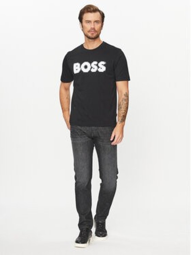 Boss T-Shirt Tedigitallogo 50503542 Czarny Regular Fit