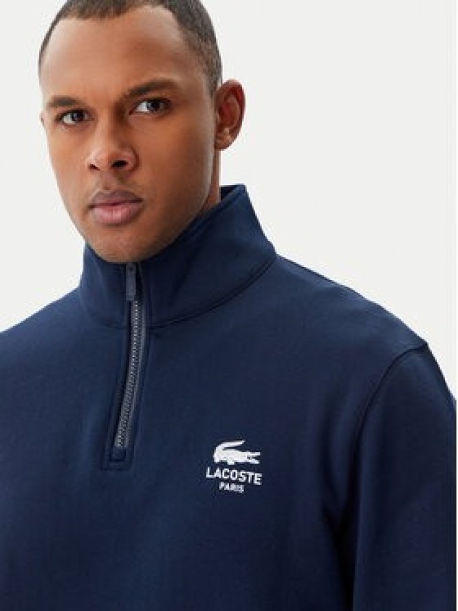 Lacoste Bluza Unisex SH2735 Granatowy Regular Fit