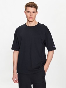 Champion T-Shirt 218651 Czarny Regular Fit