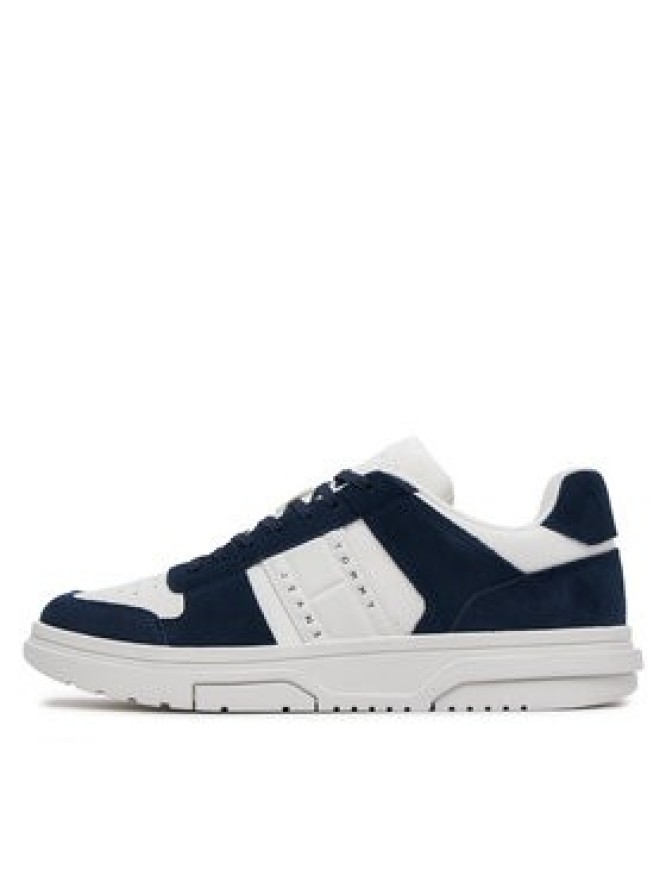 Tommy Jeans Sneakersy The Brooklyn Suede EM0EM01371 Granatowy