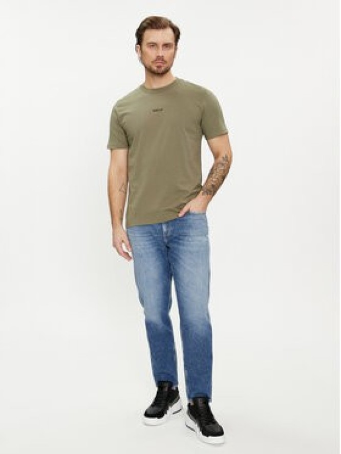 Replay T-Shirt M6795.000.2660 Zielony Regular Fit