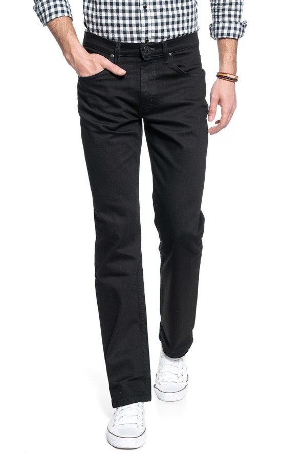 LEE BROOKLYN STRAIGHT MĘSKIE SPODNIE JEANSOWE CLEAN BLACK L452JBCS