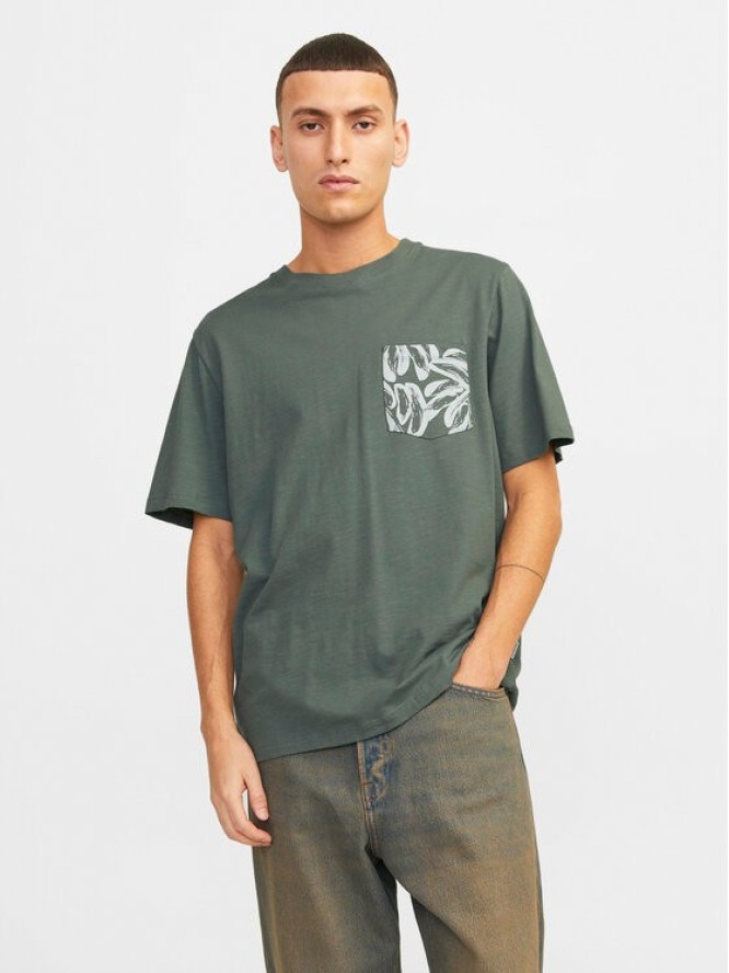 Jack&Jones T-Shirt Lafayette 12250435 Zielony Standard Fit