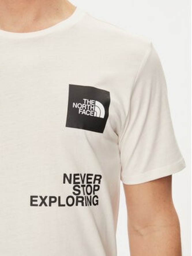 The North Face T-Shirt Foundation Coordinates NF0A882Z Écru Regular Fit