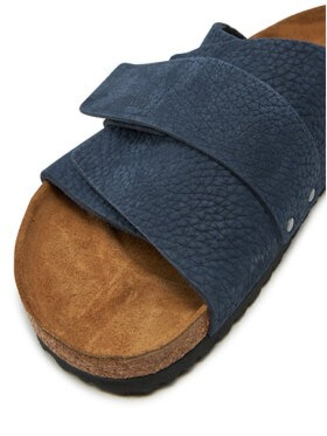 Birkenstock Klapki Kyoto Lenb 1028038 Granatowy