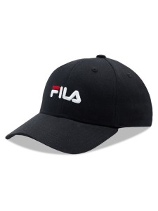 Fila Czapka z daszkiem Brasov 6 Panel Cap With Linear Logo - Strap Back FCU0019 Czarny