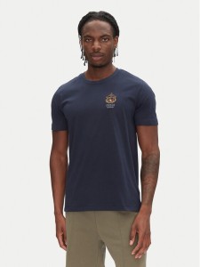 Aeronautica Militare T-Shirt 251TS2391J592 Granatowy Regular Fit