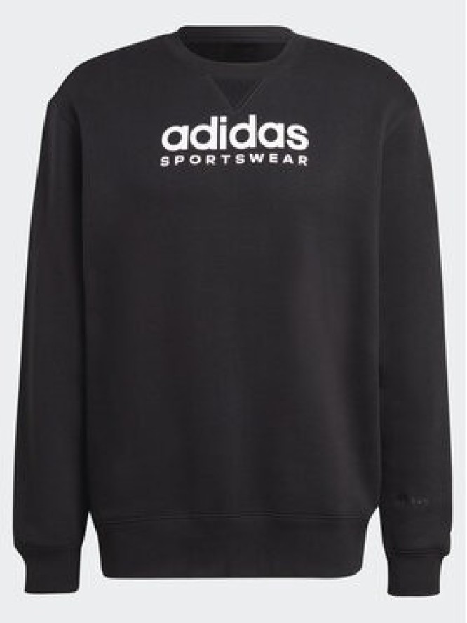 adidas Bluza All SZN Fleece Graphic Sweatshirt IC9824 Czarny Loose Fit