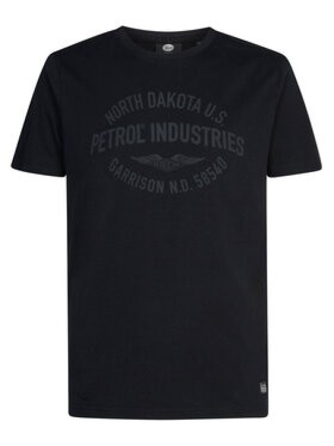 Petrol Industries T-Shirt M-3030-TSR609 Czarny Regular Fit