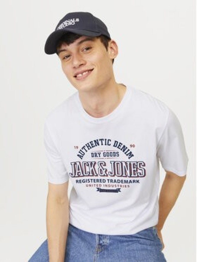 Jack&Jones T-Shirt Logo 12254862 Biały Standard Fit