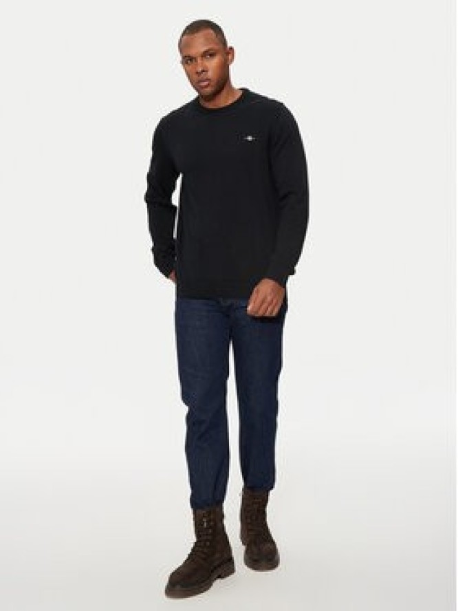 Gant Sweter 8030561 Czarny Regular Fit