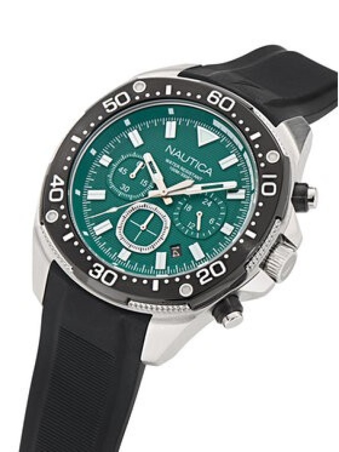 Nautica Zegarek Bluesail Chronograph NAPBSF405 Czarny