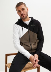 Bluza rozpinana z kapturem z bawełny organicznej