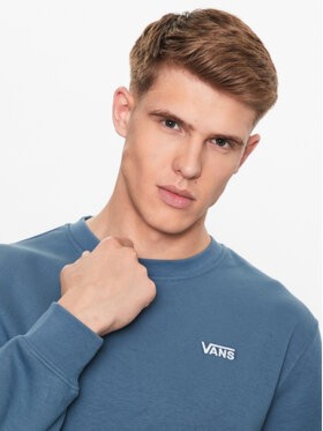 Vans Bluza Core Basic Crew Fleece VN0A7YDU Niebieski Classic Fit