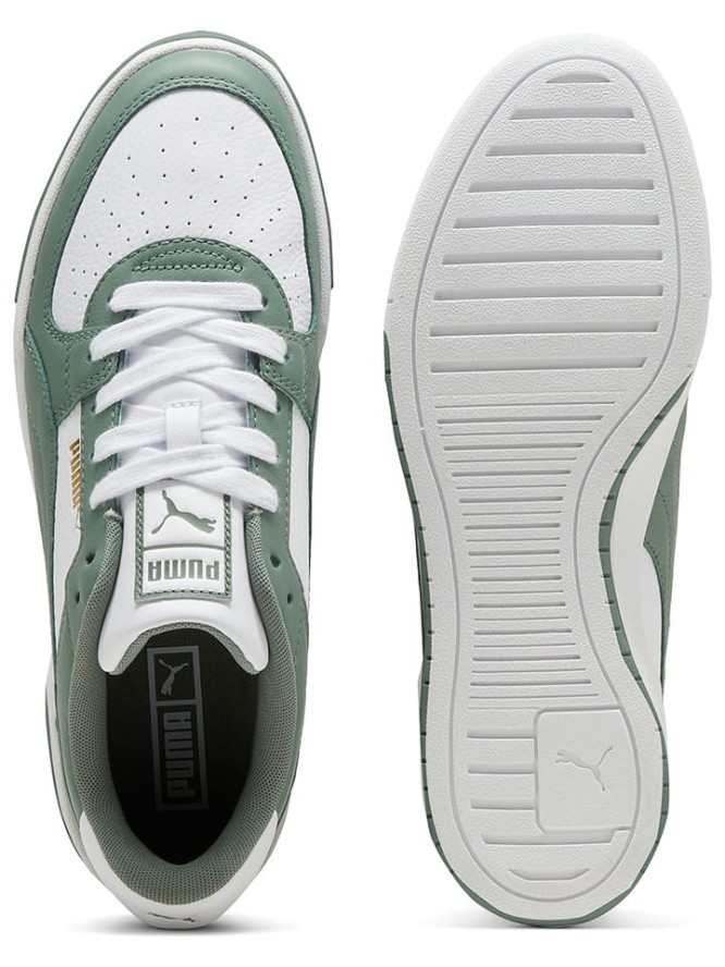 Puma Skórzane sneakersy "CA Pro Classic" w kolorze zielono-białym rozmiar: 42,5