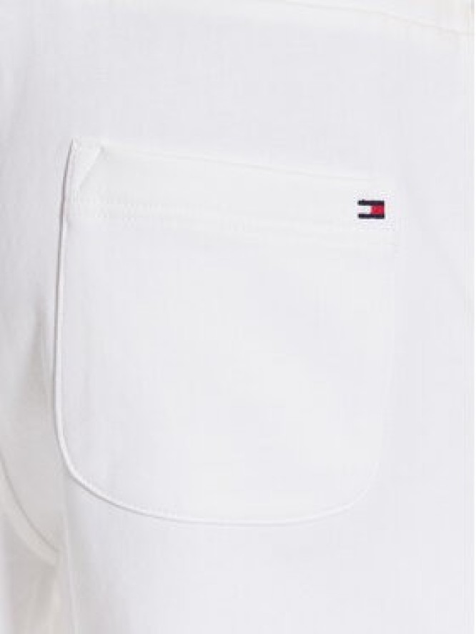 Tommy Hilfiger Spodnie dresowe Basic Branded MW0MW08388 Biały Regular Fit