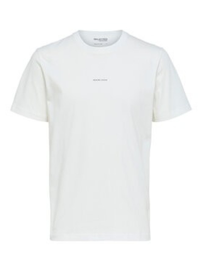 Selected Homme T-Shirt 16088656 Biały Regular Fit