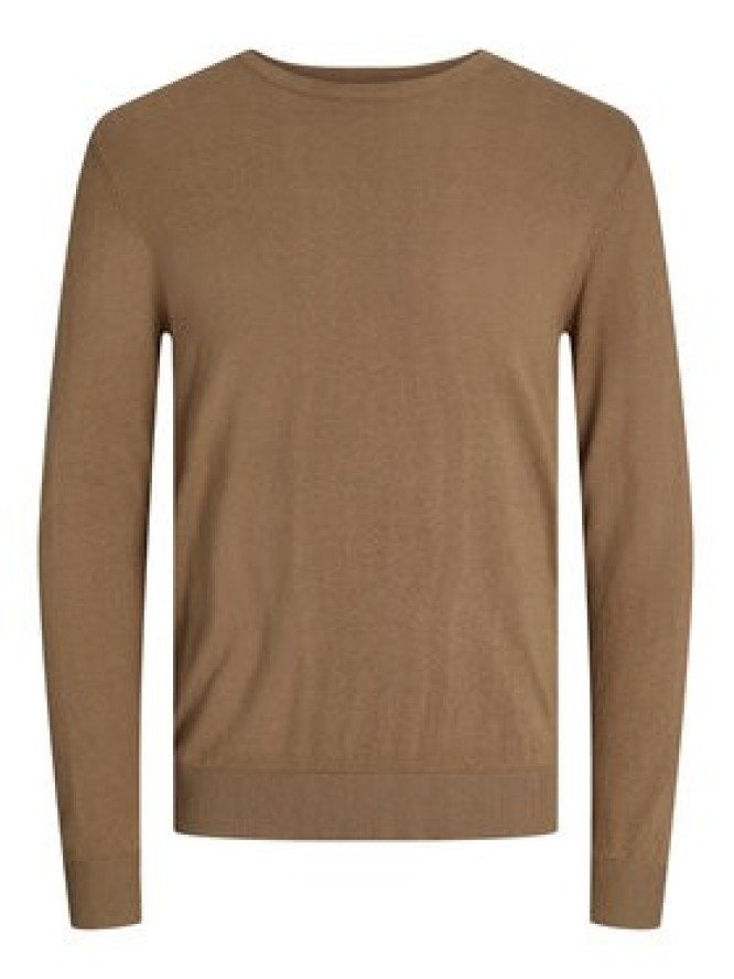 Jack&Jones Sweter 12208364 Brązowy Regular Fit