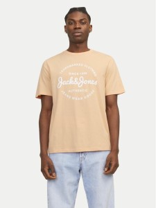 Jack&Jones T-Shirt Forest 12247972 Pomarańczowy Standard Fit