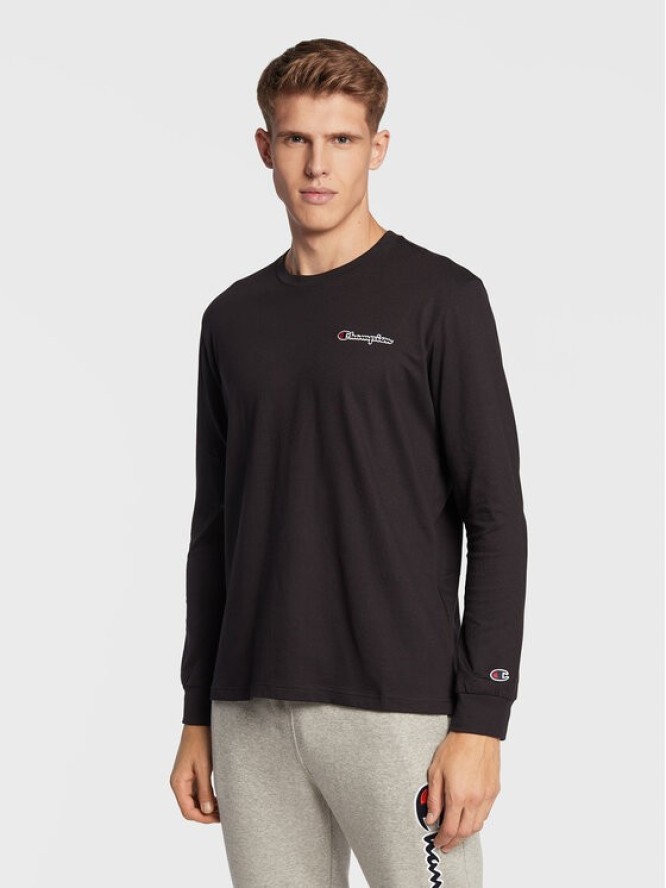 Champion Longsleeve Crewneck 217868 Czarny Regular Fit