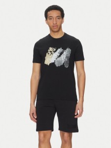 Paul&Shark T-Shirt 25411094 Czarny Regular Fit