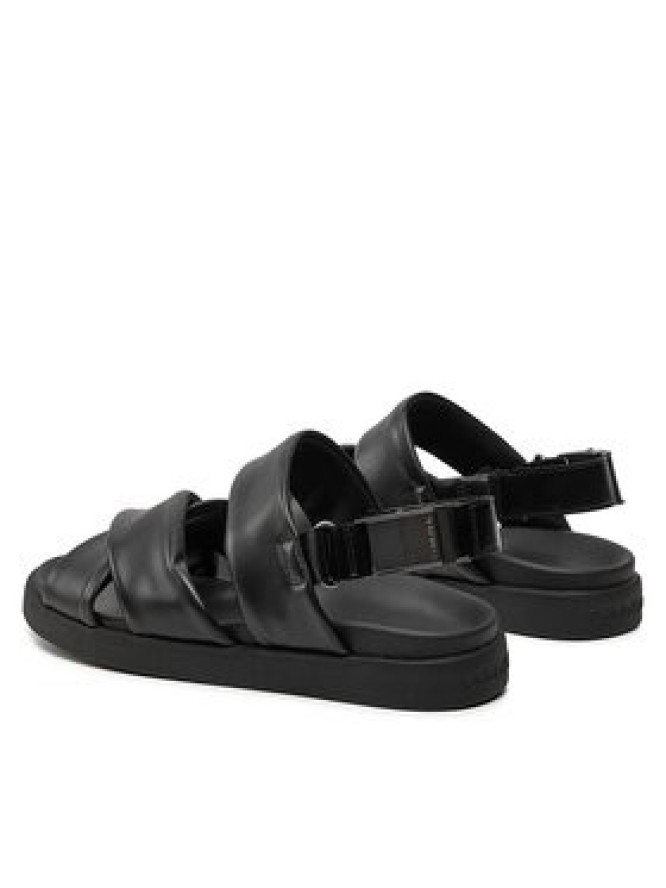 Calvin Klein Sandały Padded Criss Cross Sandal HM0HM01482 Czarny