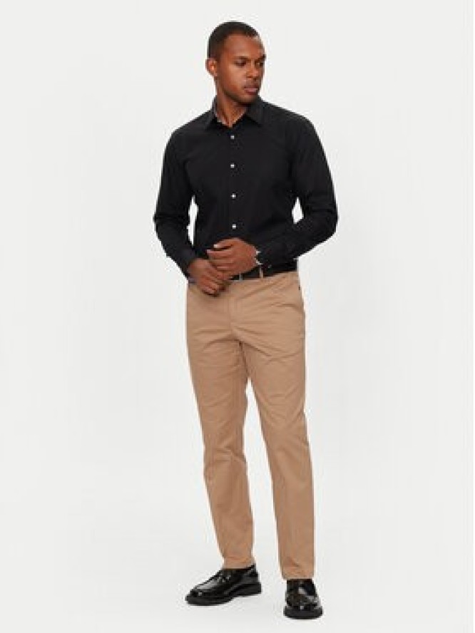 Boss Koszula H-Hank 50519859 Czarny Slim Fit