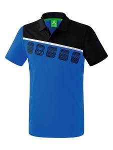 erima Sportowa koszulka polo "Liga 2.0" w kolorze niebiesko-czarnym rozmiar: M