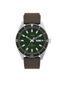 Timex Zegarek Waterbury TW2V24700 Brązowy