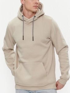 Brave Soul Bluza MSS-628SCHIZOIDE Beżowy Straight Fit