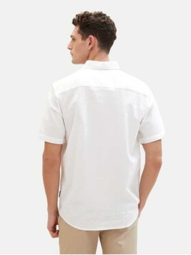 Tom Tailor Koszula 1042351 Biały Regular Fit