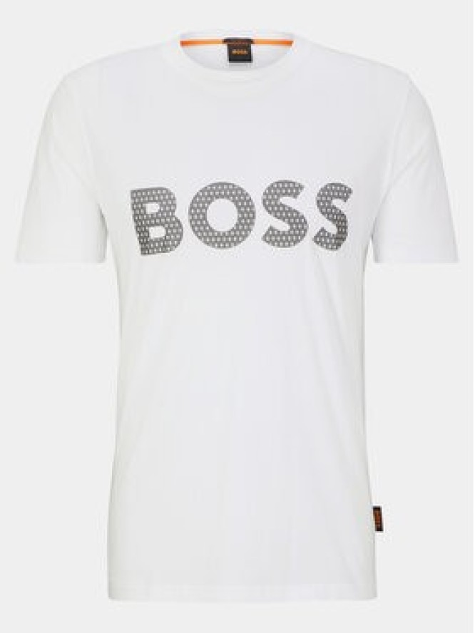 Boss T-Shirt 50495719 Biały Regular Fit