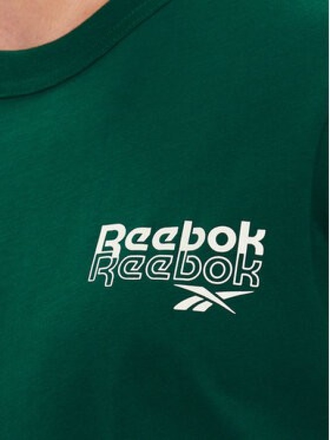 Reebok T-Shirt Ri Brand Proud Gfx Ss Tee 100076384 Zielony Regular Fit