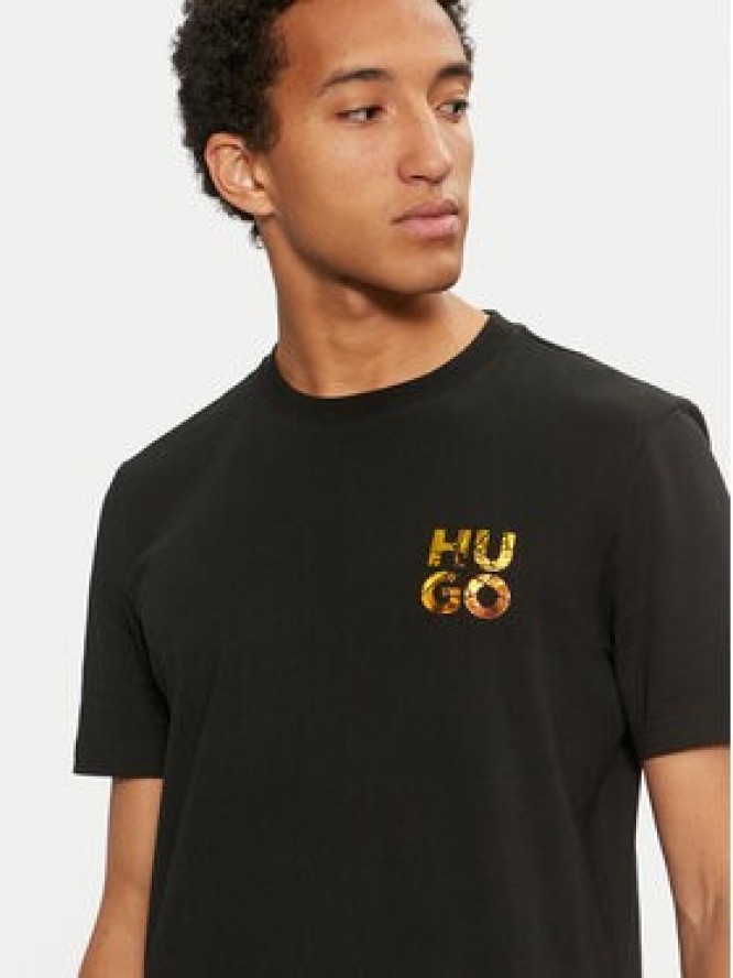 Hugo T-Shirt Diridumti 50522134 Czarny Regular Fit