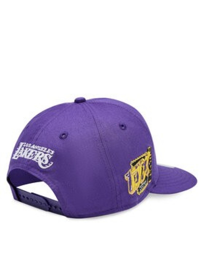 New Era Czapka Nba Patch 950 Lakers 60364261 Fioletowy